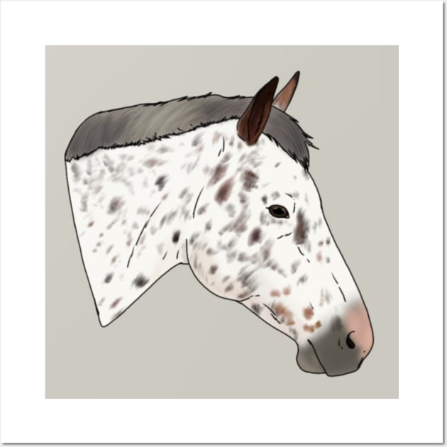 Appaloosa Horse Head Wall Art by Animals shop